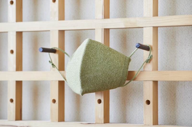 柿渋染めのマスク